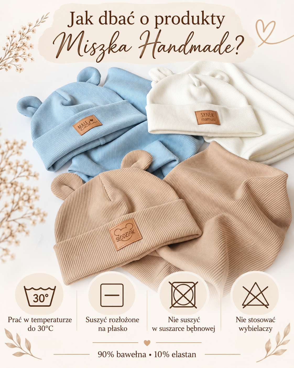 Jak prać produkty handmade jak suszyc produkty handmade